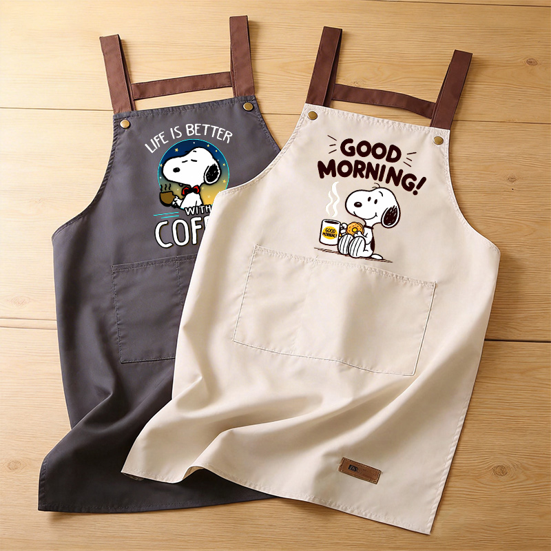 Snoopys Cooking Apron Men Wome - đánh giá và giá Kitchen Baking Store