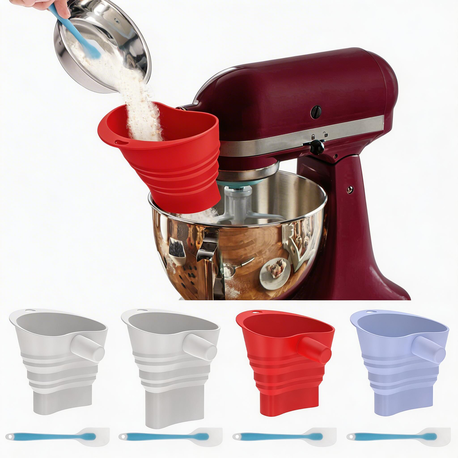 Flour Funnel Kitchen Aid Mixer - đánh giá và giá Kitchen Baking Aid
