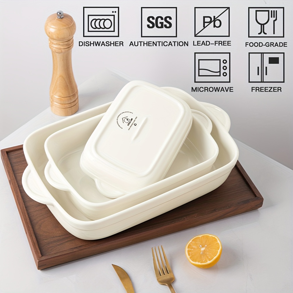 Sweejar Ceramic Baking Dish, N - đánh giá và giá Kitchen Baking Pan Set