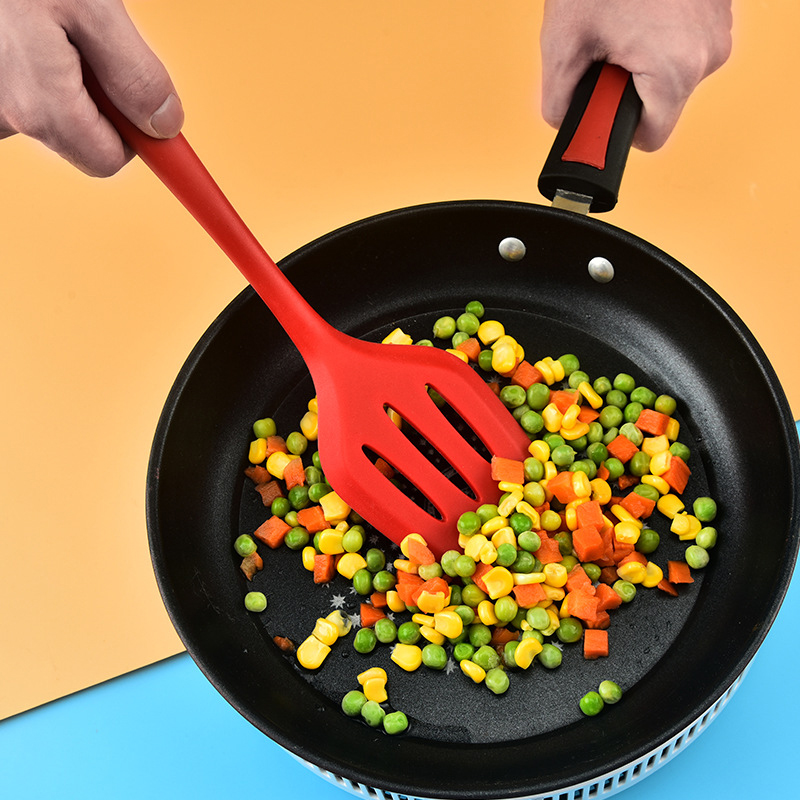 Silicone Turner Spatula Fried  - đánh giá và giá Offset Spatula Set