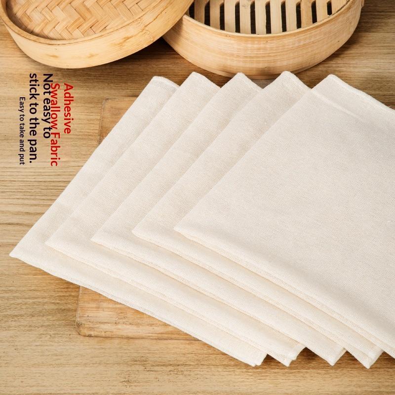 3Pcs Pure Round Cotton Steamer - đánh giá và giá Kitchen Baking Mat