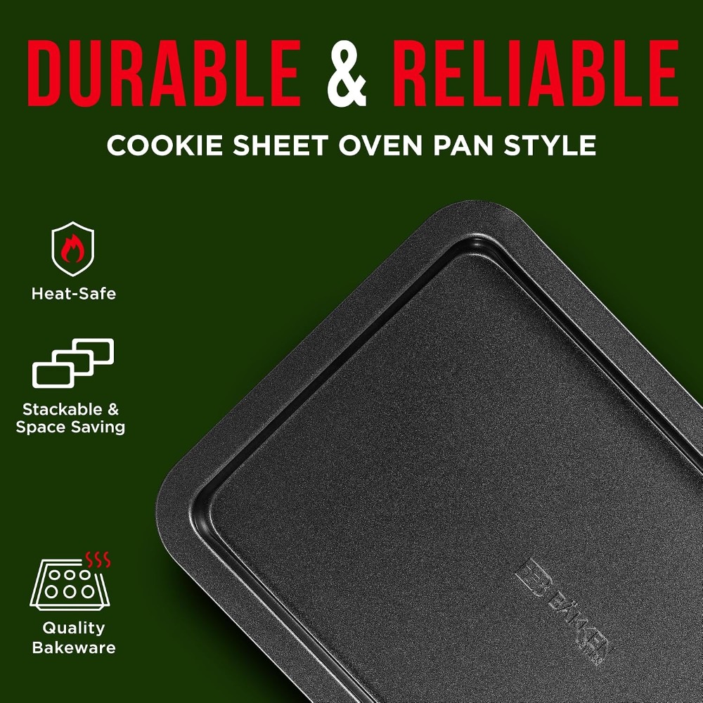 3 Piece Set Nonstick Carbon St - đánh giá và giá Kitchen Baking Pan Set