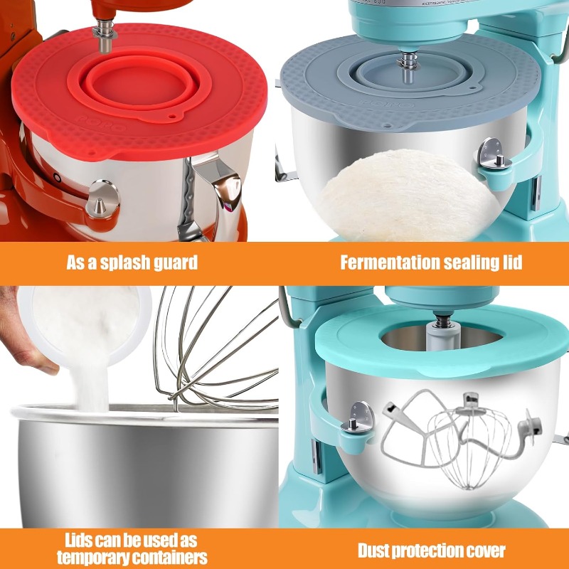 Silicone Mixer Bowl Cover Comp - đánh giá và giá Kitchen Aid Baking Lid