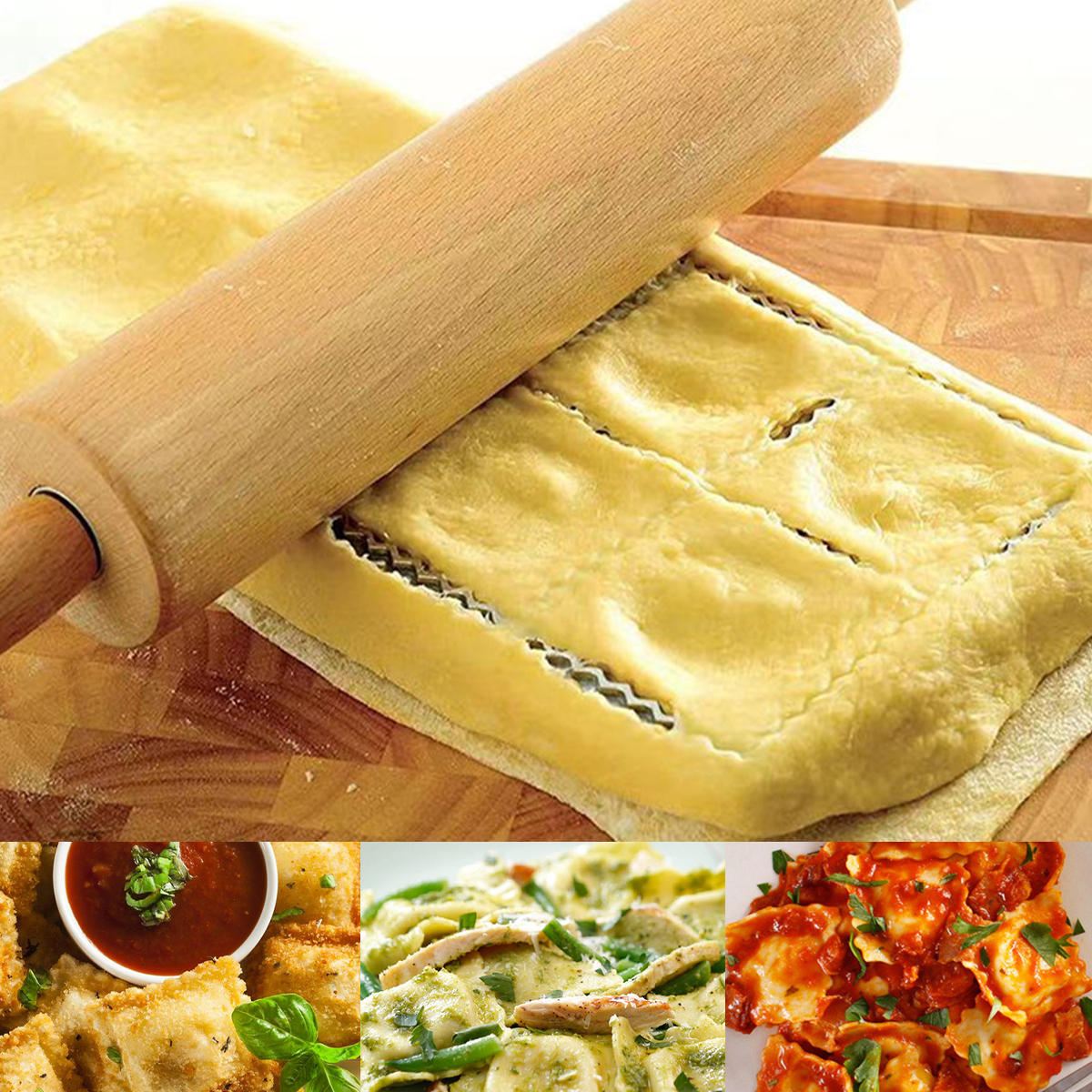 Ravioli Maker Press 10/12 Hole - đánh giá và giá Kitchen Baking Aid