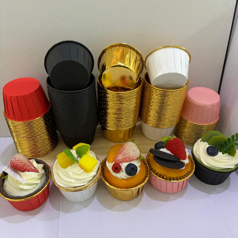 25Pcs Rolled Edge Cake Cups, W - đánh giá và giá Kitchen Baking Paper