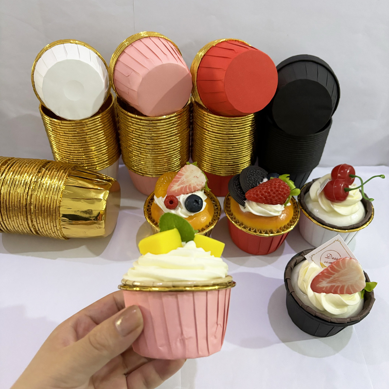 25Pcs Rolled Edge Cake Cups, W - đánh giá và giá Kitchen Baking Paper