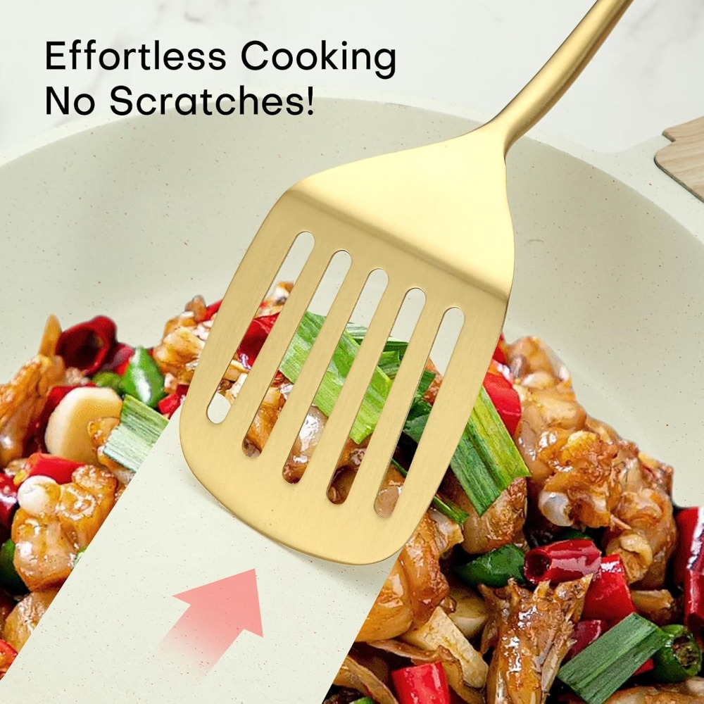 6pcs Stainless Steel Cooking S - đánh giá và giá Offset Spatula Set