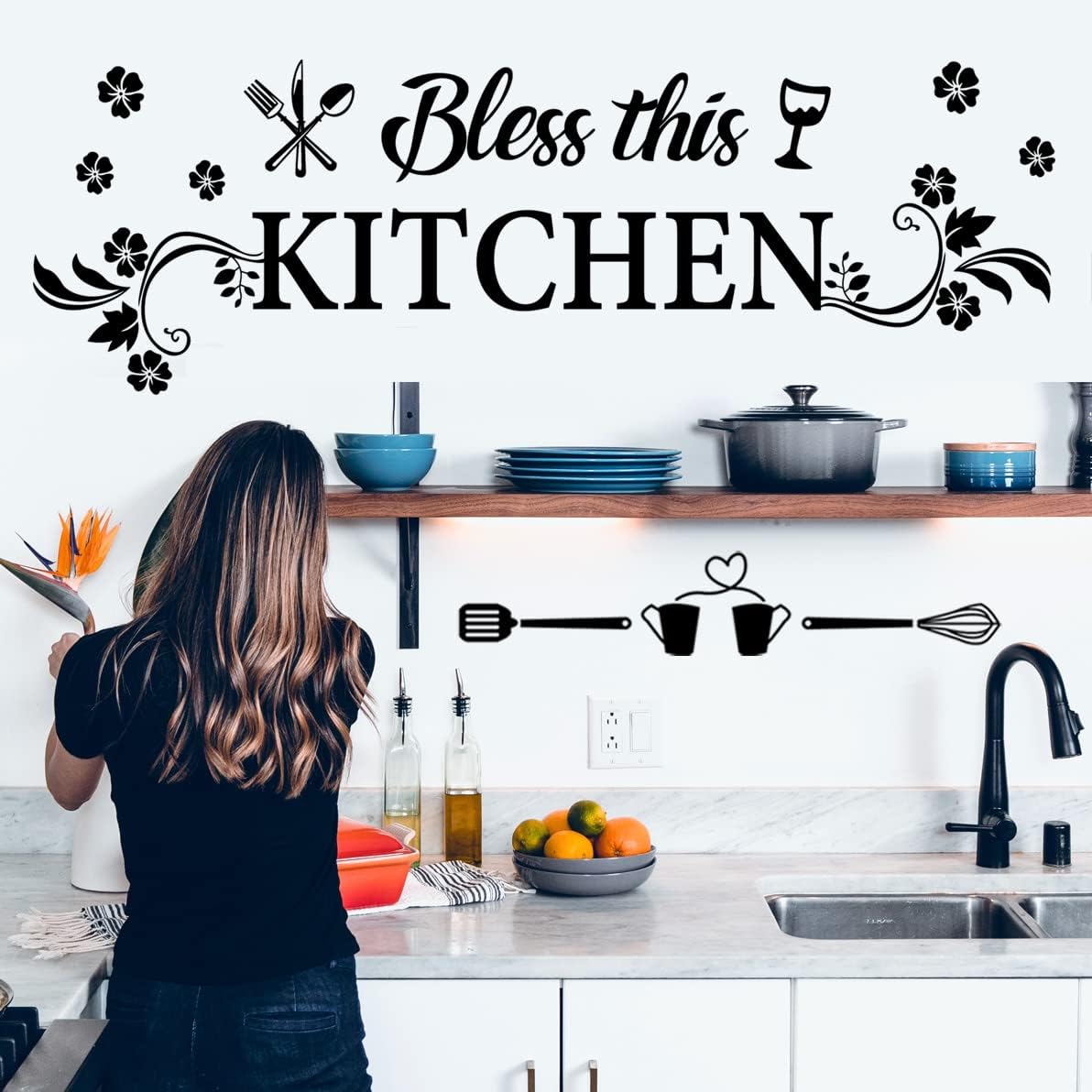 Bless This Kitchen Wall Decal  - đánh giá và giá Kitchen Baking Paper