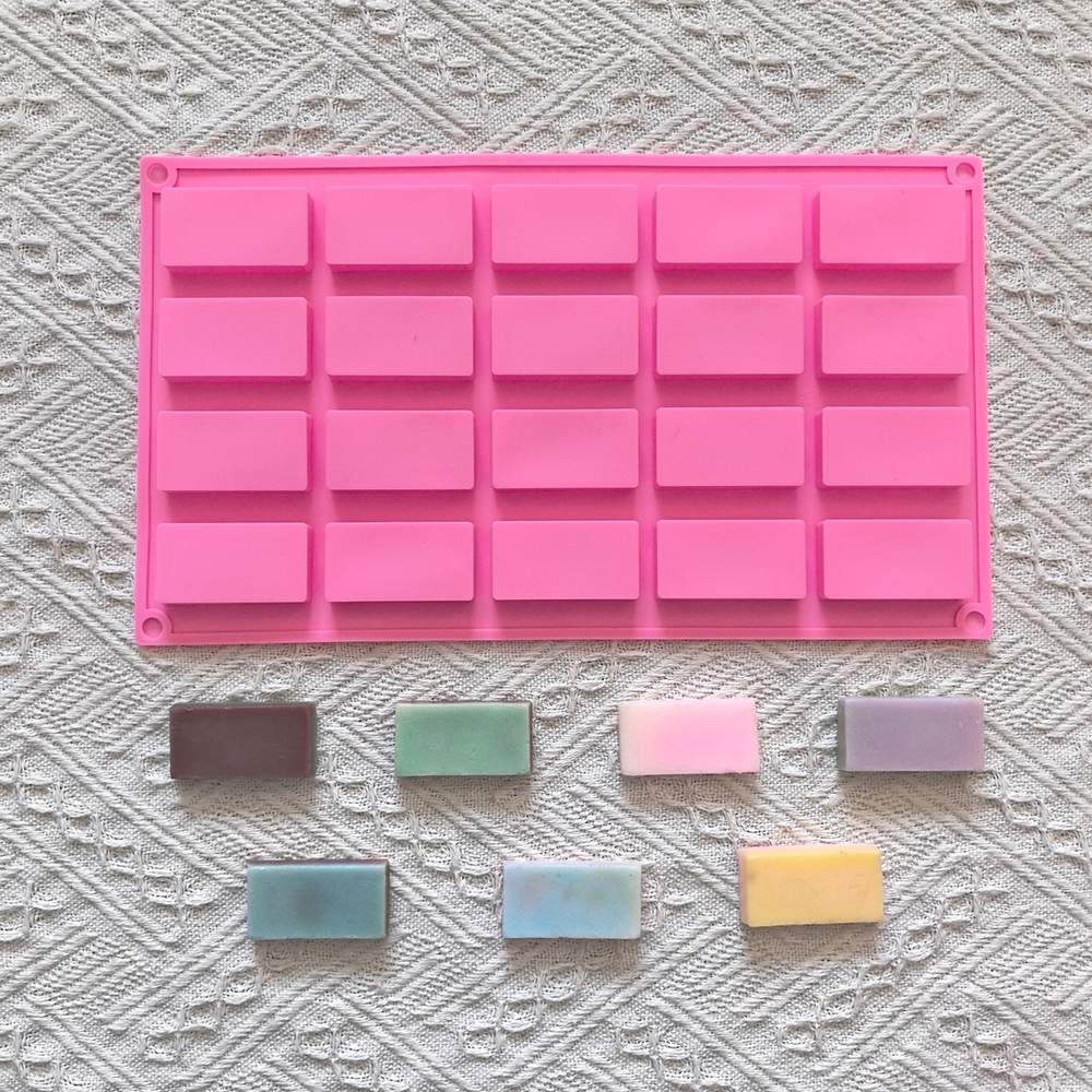 1pc 20 cavity rectangular sili - đánh giá và giá Kitchen Baking Molds