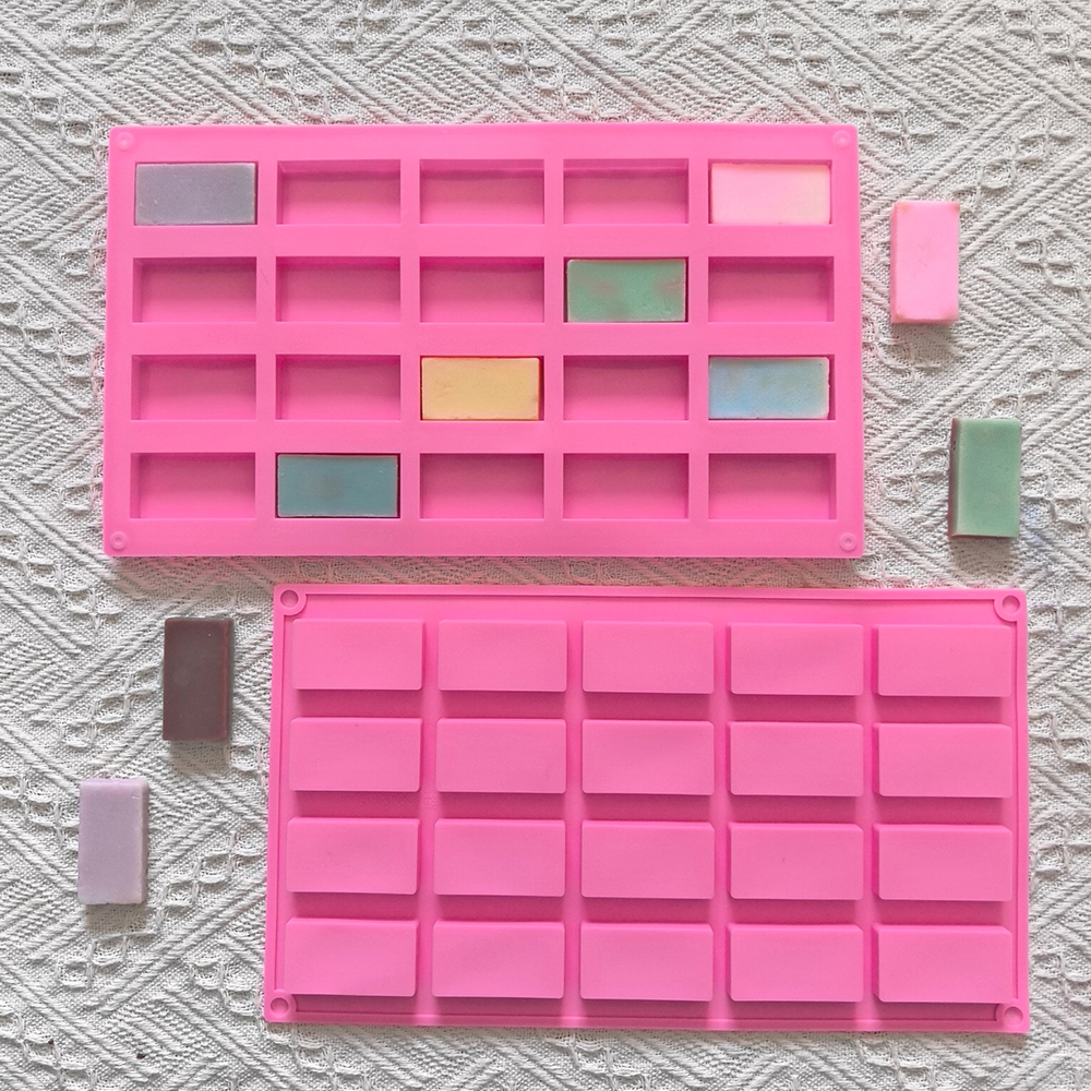 1pc 20 cavity rectangular sili - đánh giá và giá Kitchen Baking Molds
