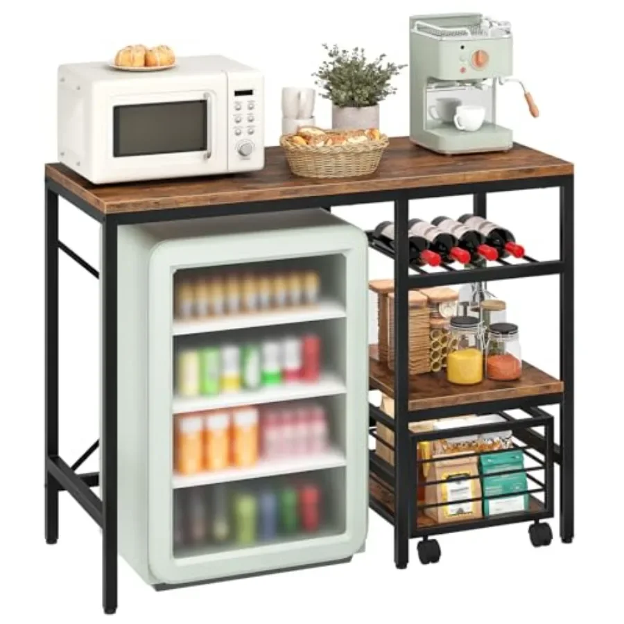 Mini Fridge Stand for Kitchen  - đánh giá và giá Kitchen Baker