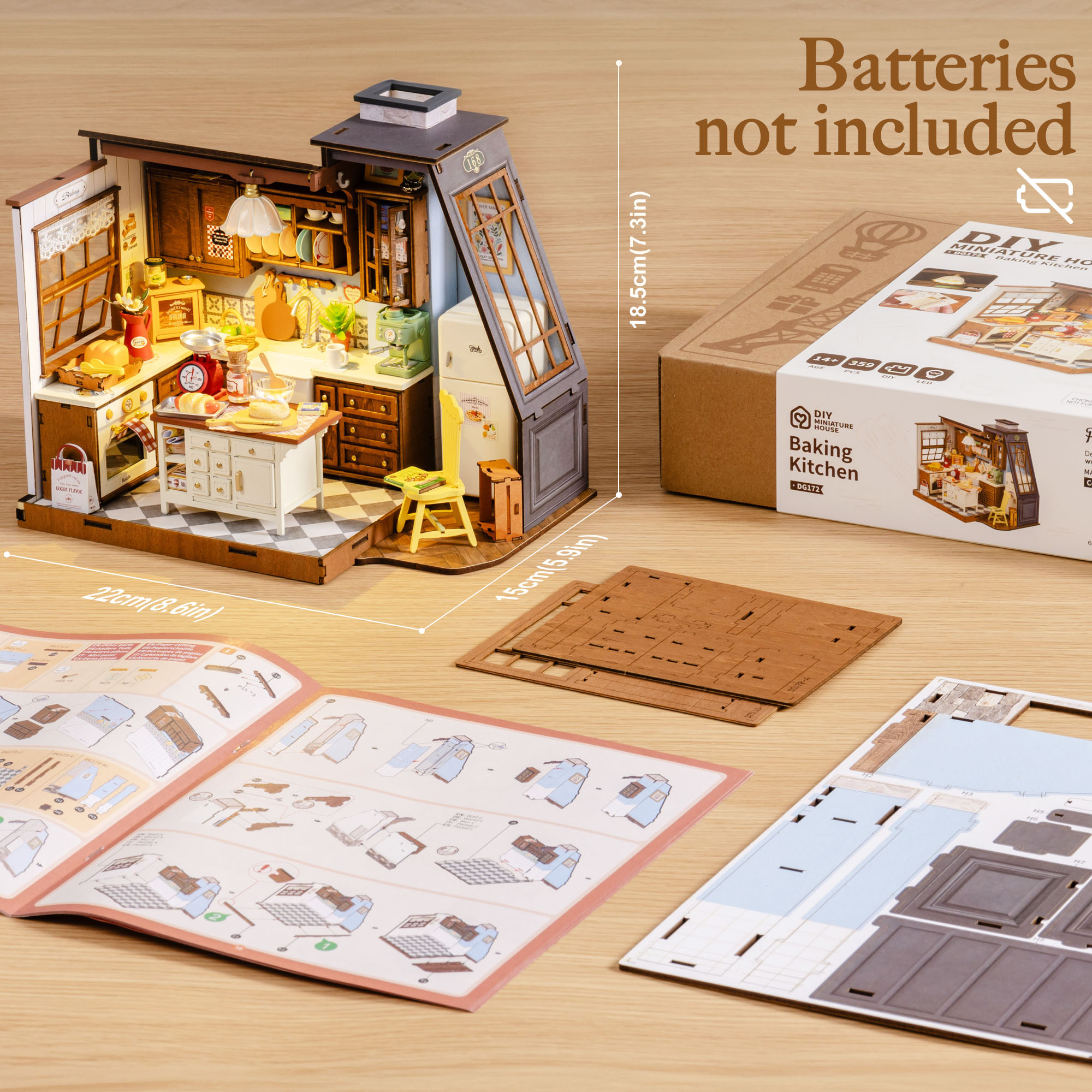 Rolife DIY Miniature House Kit - đánh giá và giá Baking Kitchen Rolife