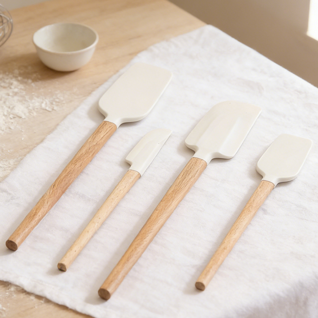 Silicone Spatula Set, Spatula  - đánh giá và giá Offset Spatula Set