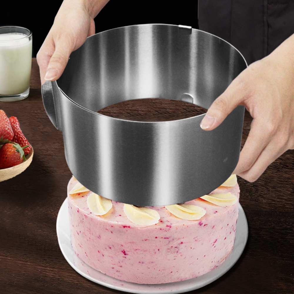 1pc Adjustable Cake Ring Mold  - đánh giá và giá Offset Spatula Set