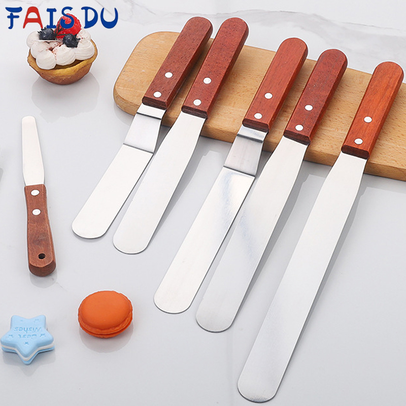 4/6/8/10 Inch Icing Spatula, S - đánh giá và giá Offset Spatula Set