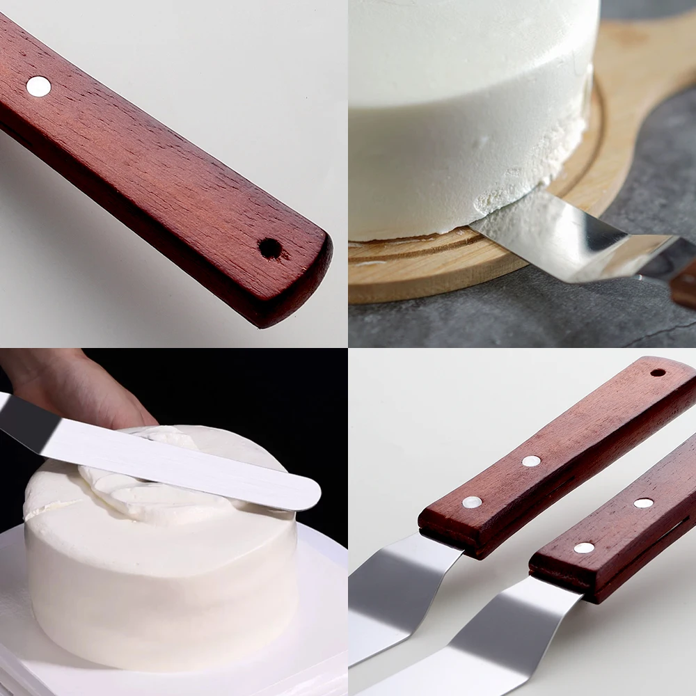 4/6/8/10 Inch Icing Spatula, S - đánh giá và giá Offset Spatula Set