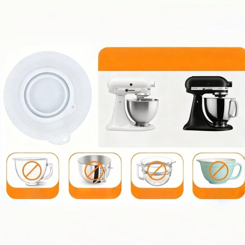1Pcs DIY Silicone Mixers Bowl  - đánh giá và giá Kitchen Aid Baking Lid