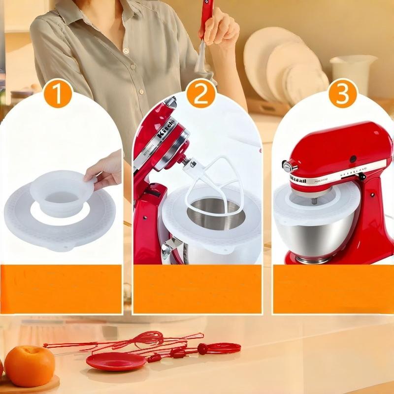 1Pcs DIY Silicone Mixers Bowl  - đánh giá và giá Kitchen Aid Baking Lid