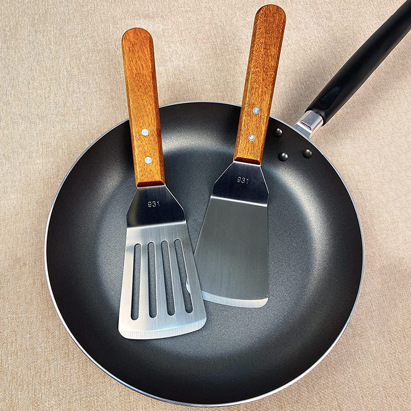 Metal Spatulas for Cast Iron S - đánh giá và giá Offset Spatula Set