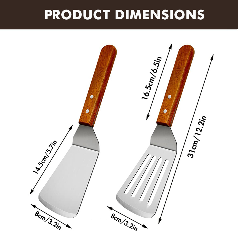 Metal Spatulas for Cast Iron S - đánh giá và giá Offset Spatula Set