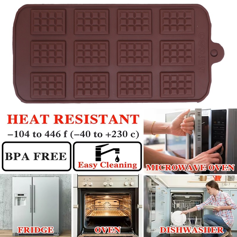 Silicone Chocolate Mold 12 Eve - đánh giá và giá Kitchen Baking Molds