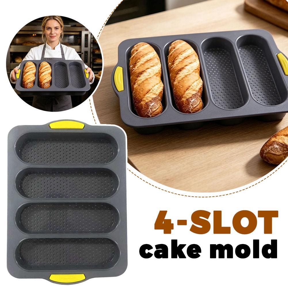 4-cavity Silicone Bread Loaf P - đánh giá và giá Kitchen Baking Store