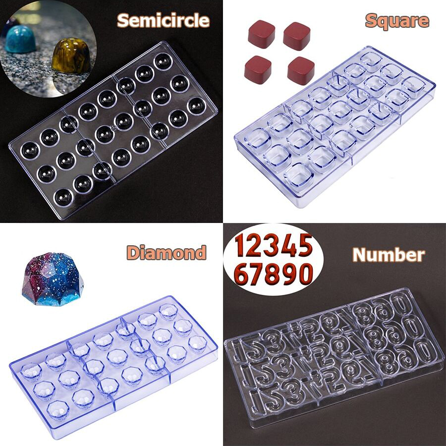 24 Styles Available Plastic Ch - đánh giá và giá Kitchen Baking Molds