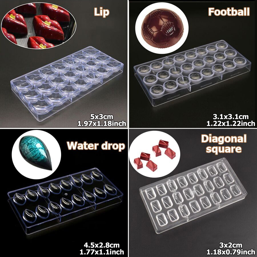 24 Styles Available Plastic Ch - đánh giá và giá Kitchen Baking Molds