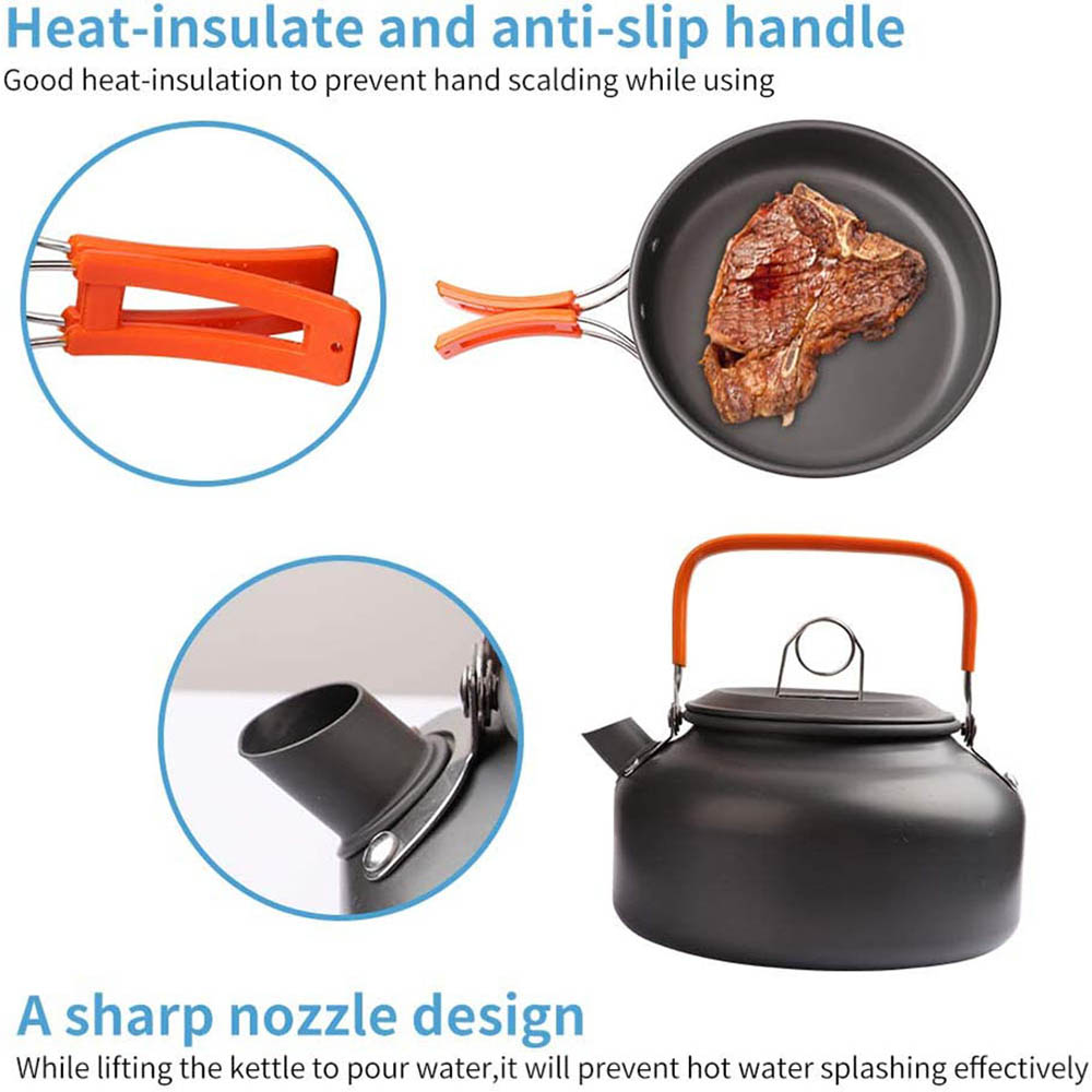 1pcs/1set Camping Cookware Kit - đánh giá và giá Kitchen Baking Pan Set