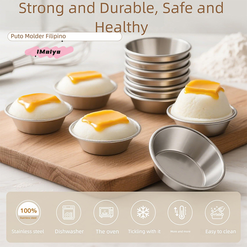 10Pcs Aluminum Alloy Puto Cake - đánh giá và giá Kitchen Baking Pan Set