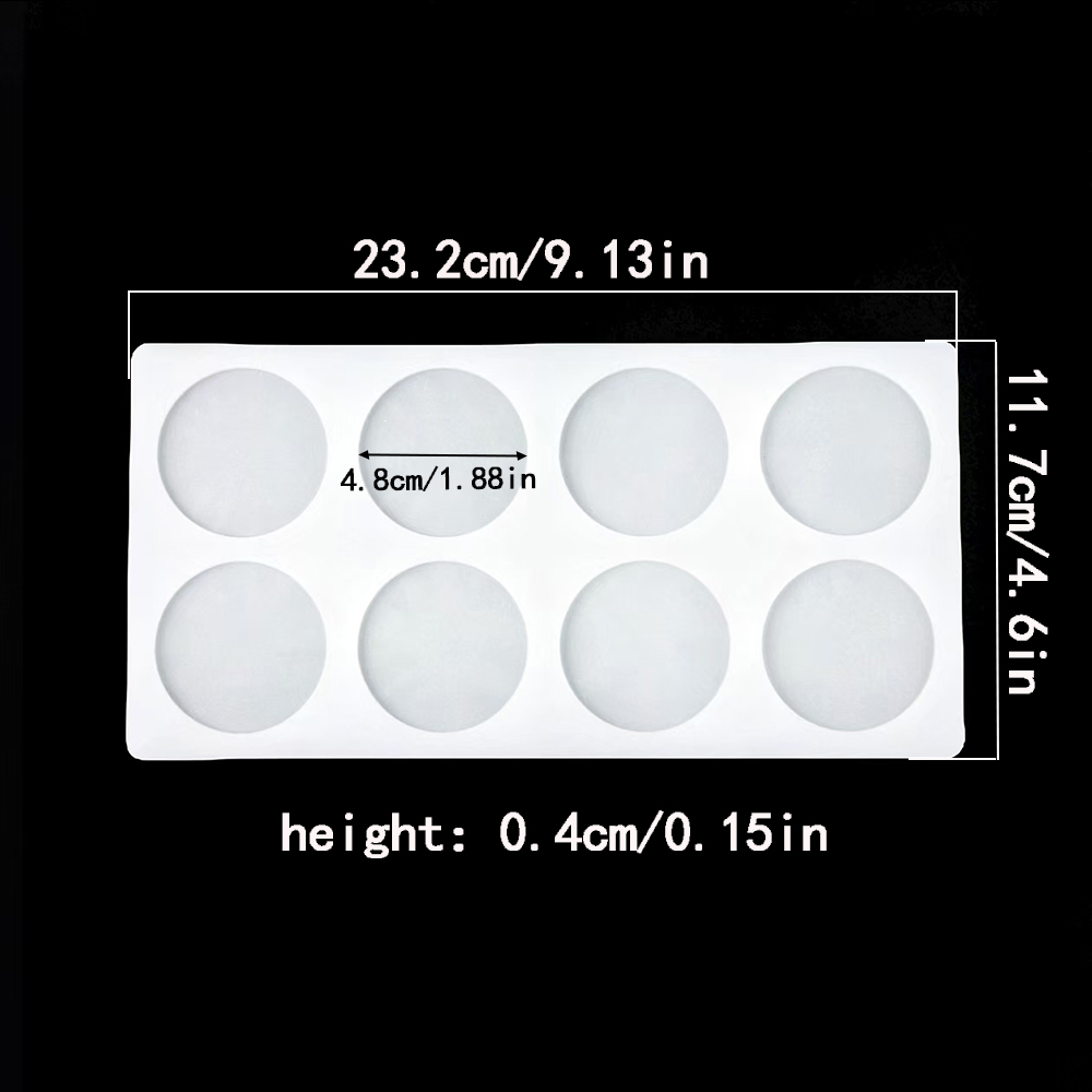 8-cavity cylindrical sugar fli - đánh giá và giá Kitchen Baking Molds