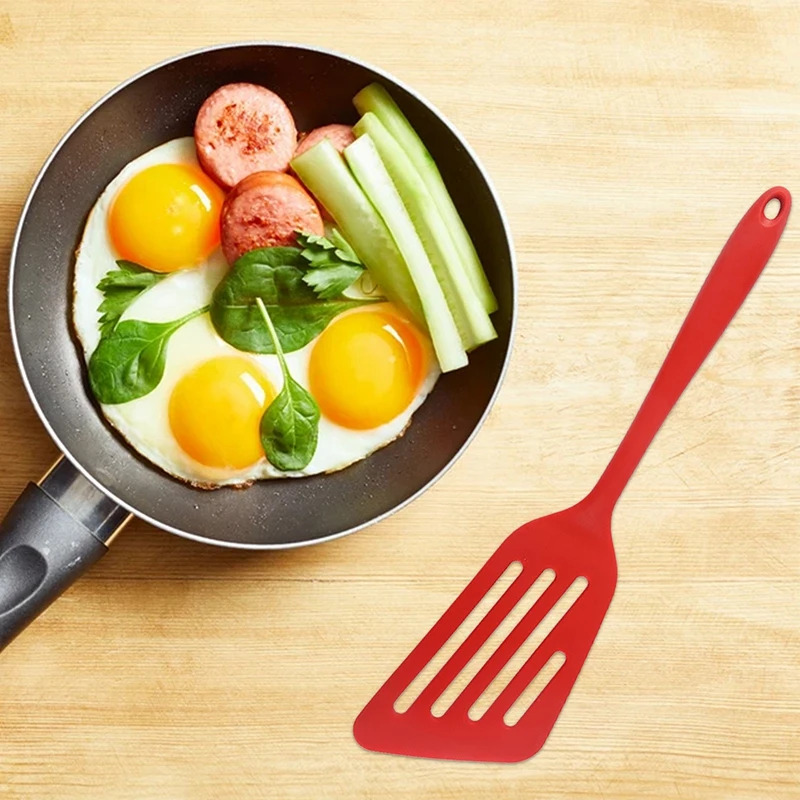 1PCS Kitchen non-stick silicon - đánh giá và giá Offset Spatula Set