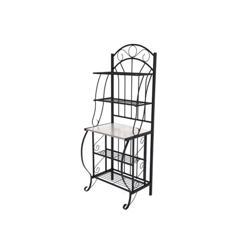 Elegant Black Metal Baker’s Ra - đánh giá và giá Kitchen Baker