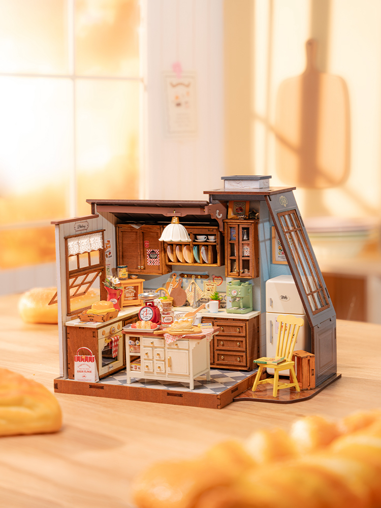 Robotime Rolife Baking Kitchen - đánh giá và giá Baking Kitchen Rolife