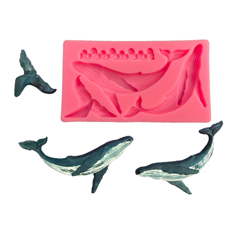 DIY Whale Silicone Mold Ocean  - đánh giá và giá Kitchen Baking Store
