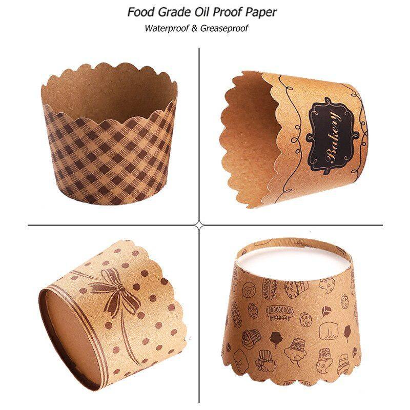 50Pcs/Pack Cupcake Paper Cups  - đánh giá và giá Kitchen Baking Paper