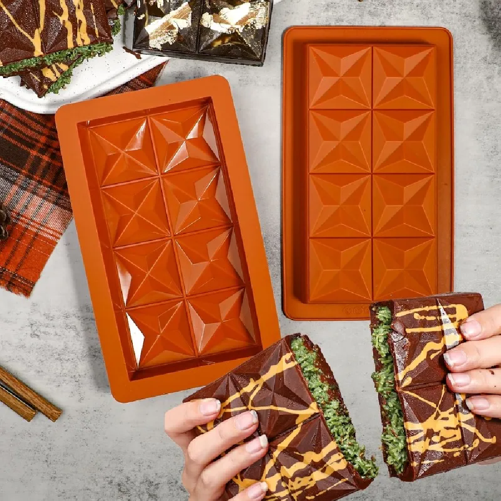 Chocolate Bar Mold - Non-Stick - đánh giá và giá Kitchen Baking Molds