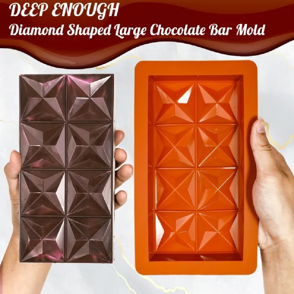 Chocolate Bar Mold - Non-Stick - đánh giá và giá Kitchen Baking Molds