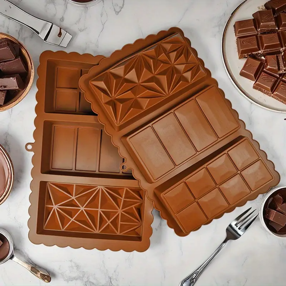 Silicone chocolate bar molds,  - đánh giá và giá Kitchen Baking Molds