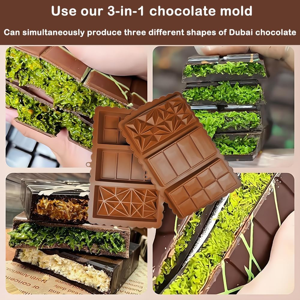 Silicone chocolate bar molds,  - đánh giá và giá Kitchen Baking Molds