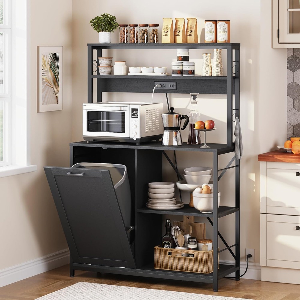 Bakers Rack with Power Outlet, - đánh giá và giá Kitchen Baker