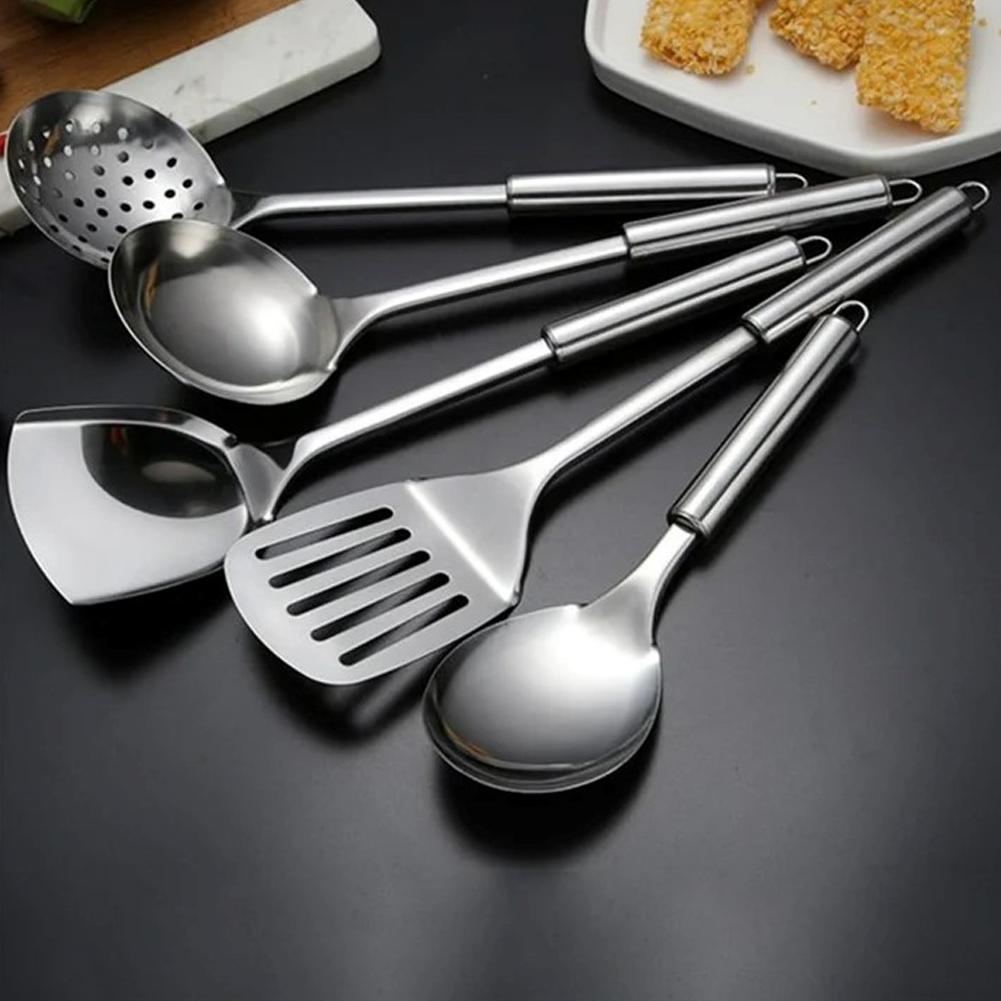 5PCS/SET Stainless Steel Pract - đánh giá và giá Offset Spatula Set
