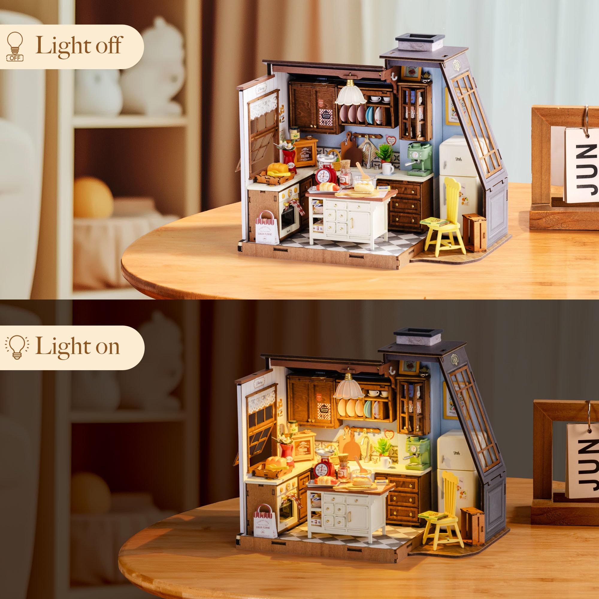 Rolife DIY Miniature House Kit - đánh giá và giá Baking Kitchen Rolife