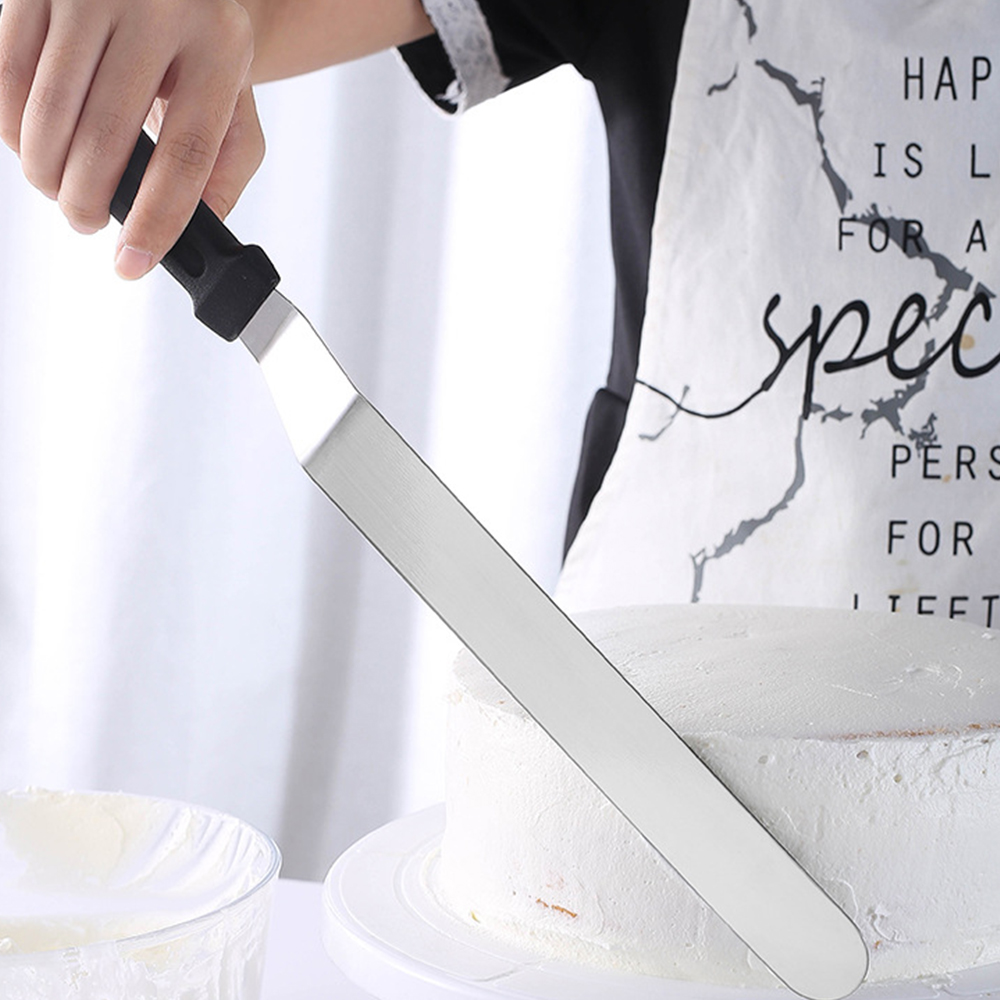 1PC Stainless Steel Cake Scrap - đánh giá và giá Offset Spatula Set