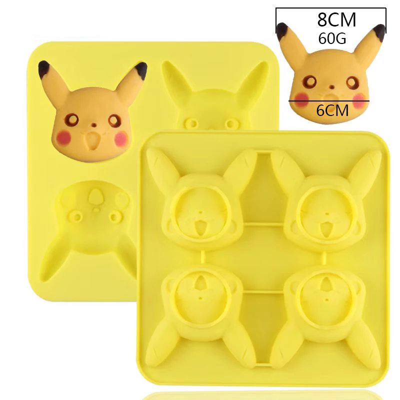 New Pikachu Silicone Chocolate - đánh giá và giá Kitchen Baking Molds