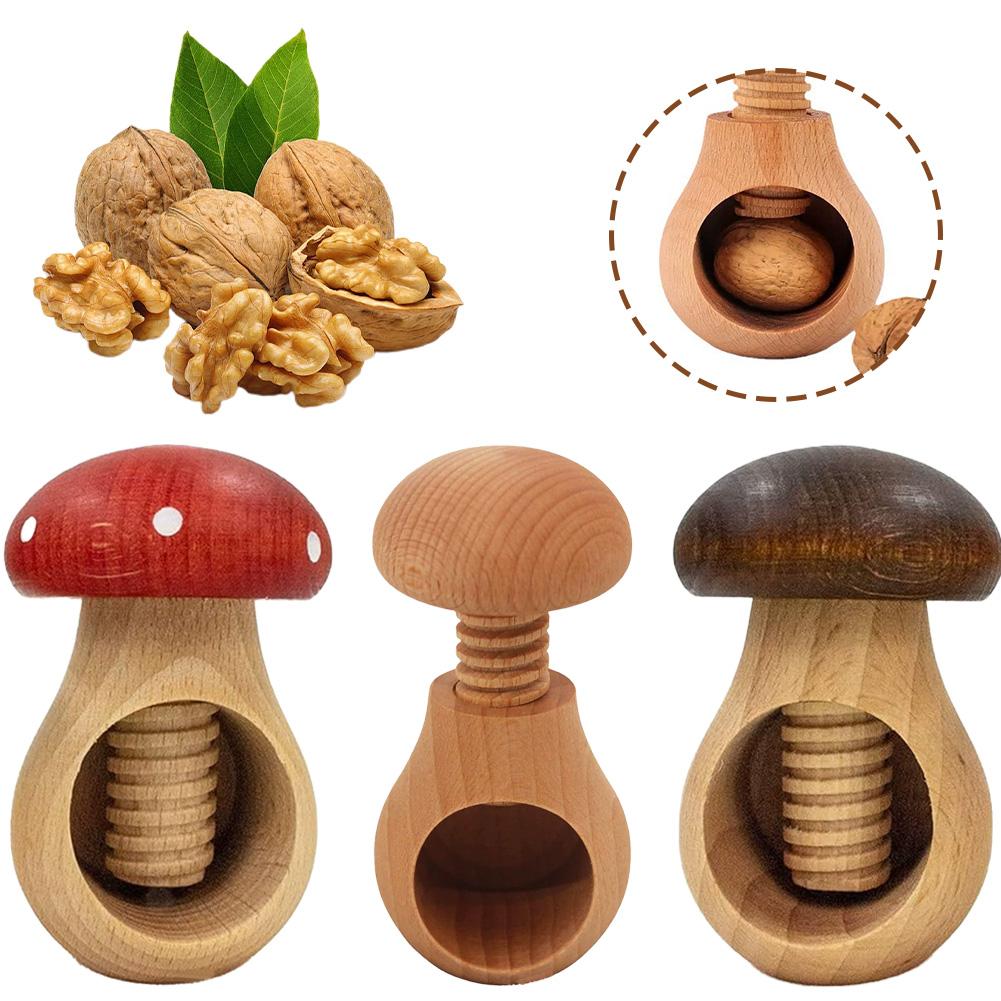 Creative Mushroom Shape Nutcra - đánh giá và giá Kitchen Jobs