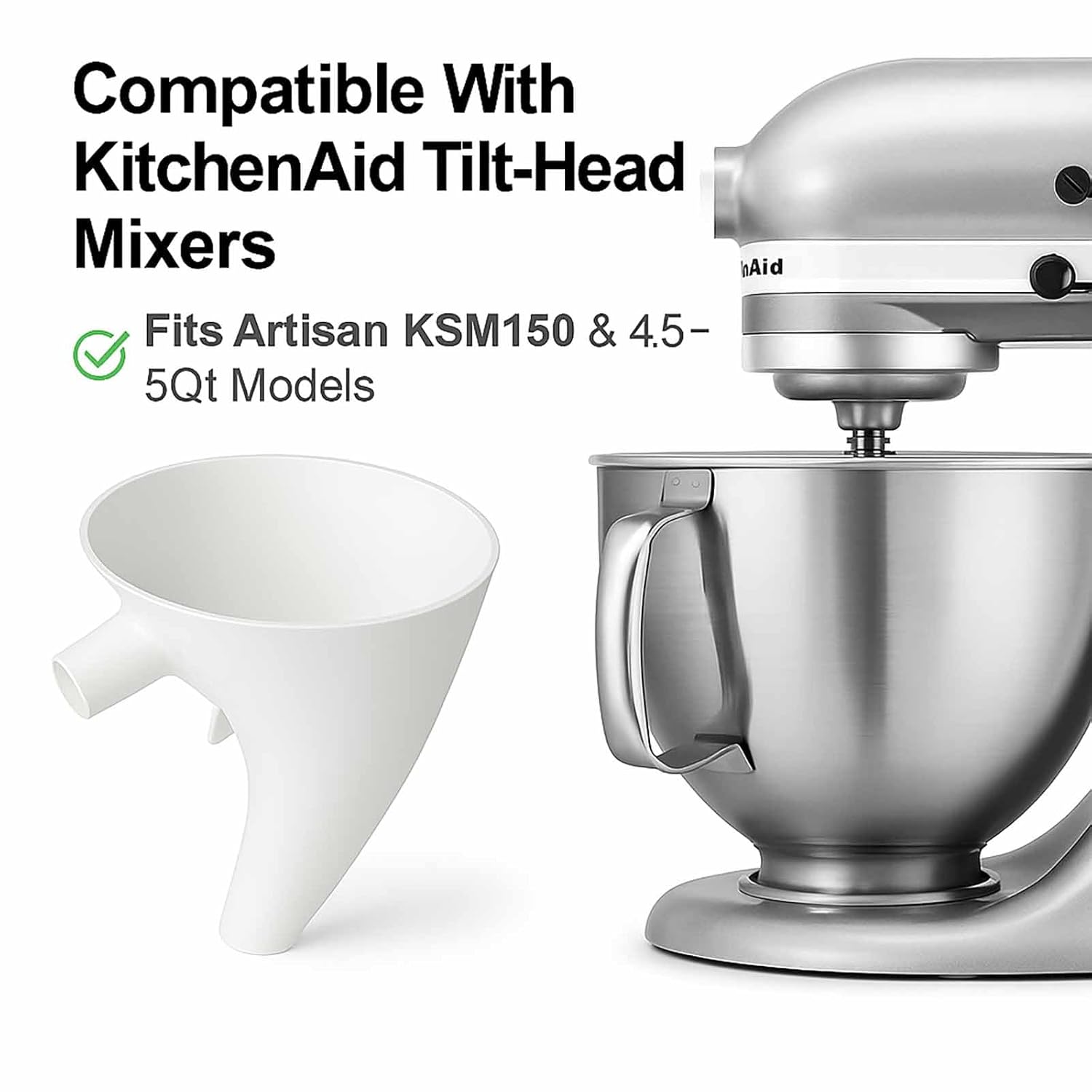 Flour Funnel for Kitchen Aid M - đánh giá và giá Kitchen Baking Aid