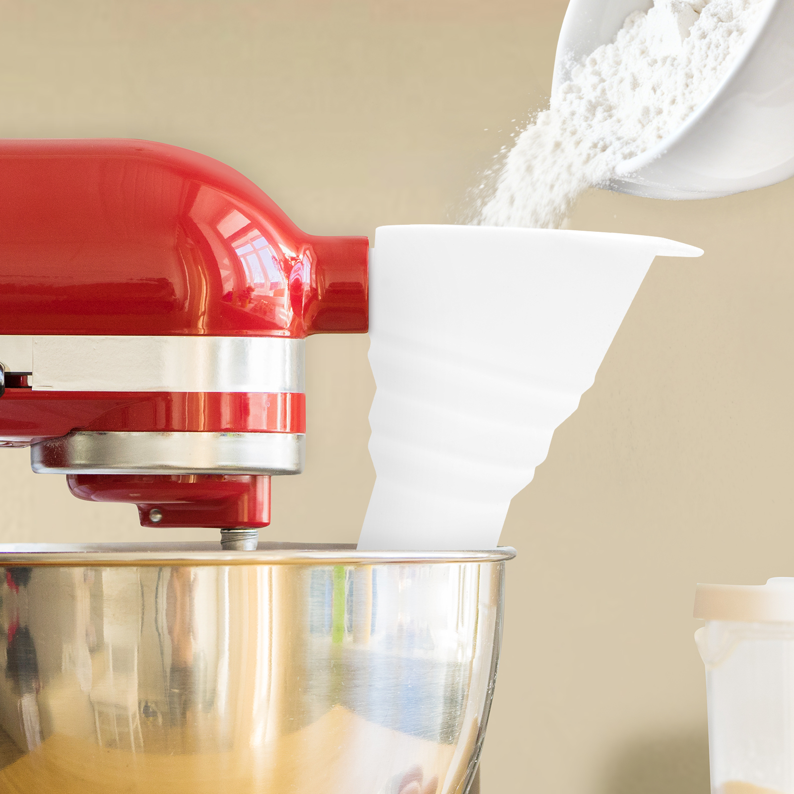 Silicone Flour Funnel for Kitc - đánh giá và giá Kitchen Baking Aid
