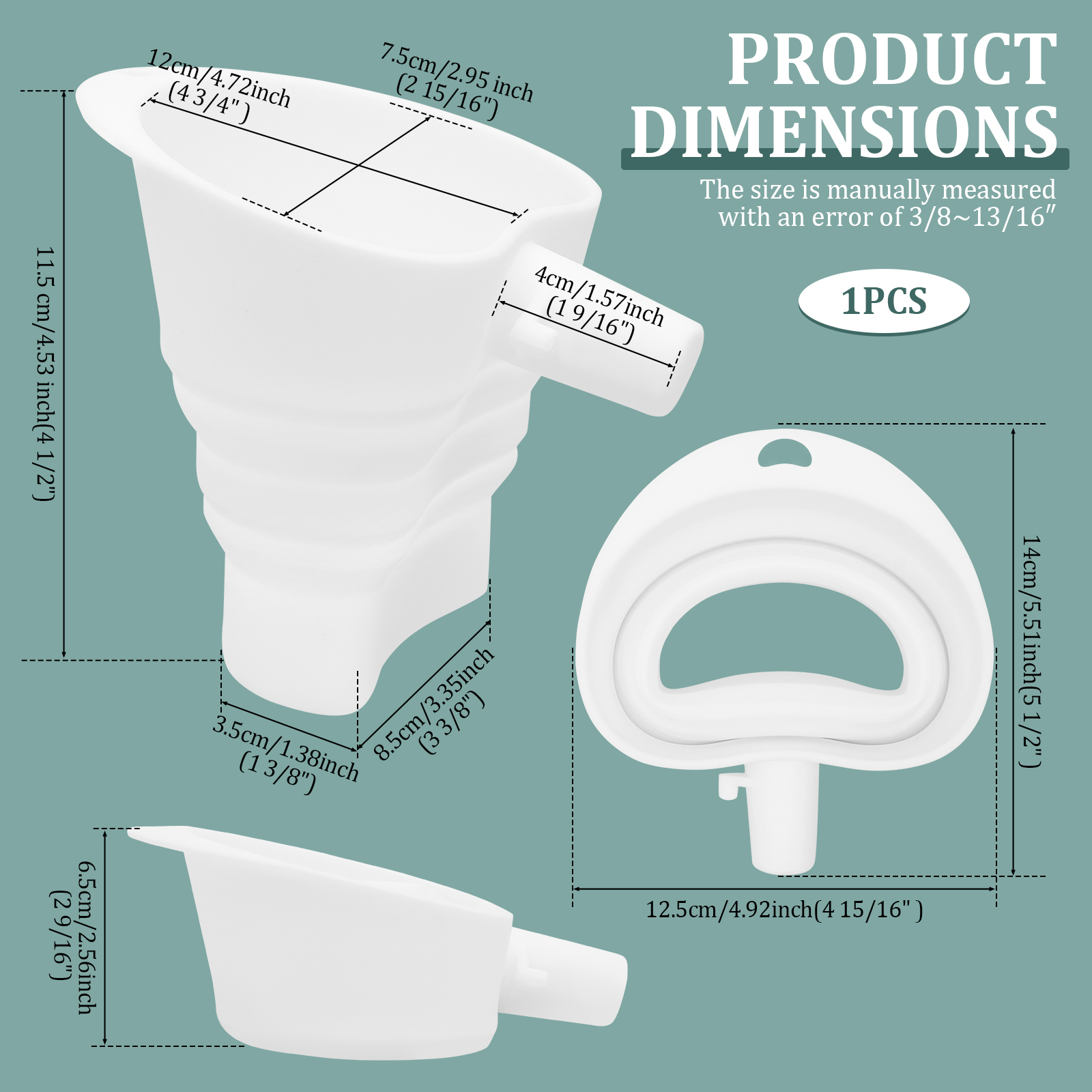 Silicone Flour Funnel for Kitc - đánh giá và giá Kitchen Baking Aid
