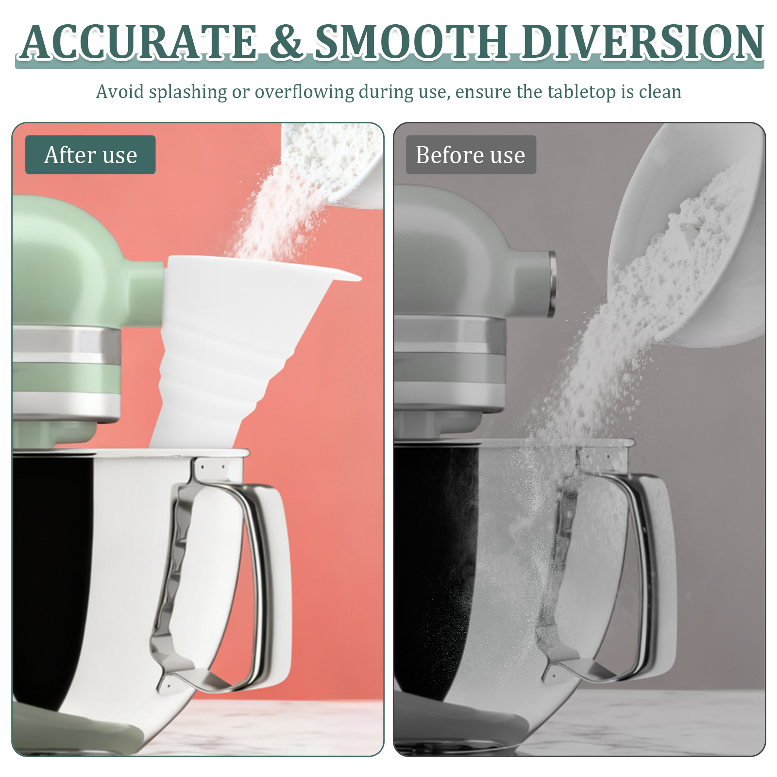 Silicone Flour Funnel for Kitc - đánh giá và giá Kitchen Baking Aid